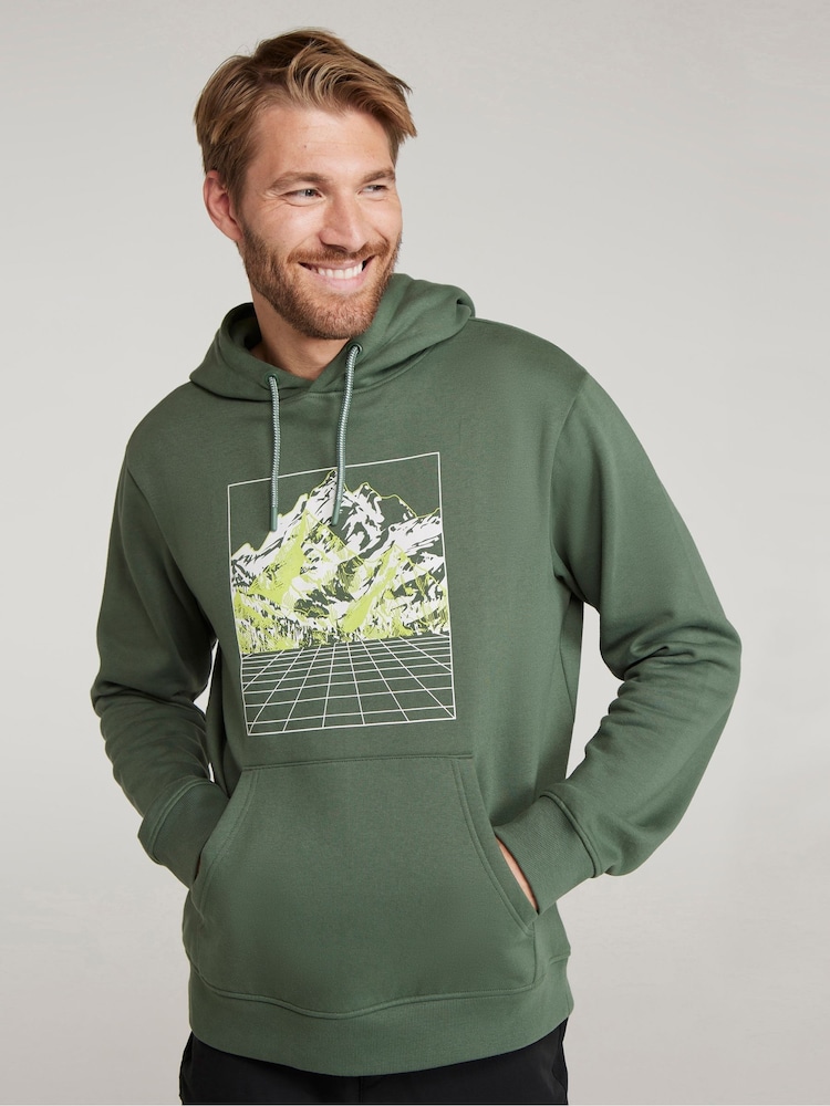 Mountain Warehouse Grid Mens Hoodie - Imagen 1 de 10 Mountain Warehouse Grid Mens Hoodie - Imagen 1 de 10