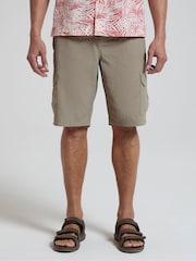 Mountain Warehouse Brown Mens Explore Quick Drying Shorts - Image 1 of 4