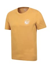 Mountain Warehouse Yellow Mens 100% Cotton Valley UV Max T-Shirt - Image 4 of 7