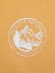 Mountain Warehouse Yellow Mens 100% Cotton Valley UV Max T-Shirt - Image 6 of 7