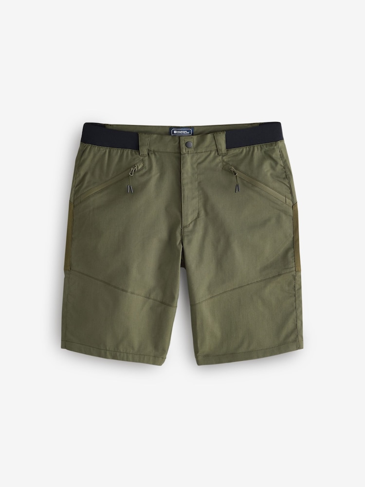 Mountain Warehouse Green Jungle Mens Trekking Shorts - Image 1 of 1