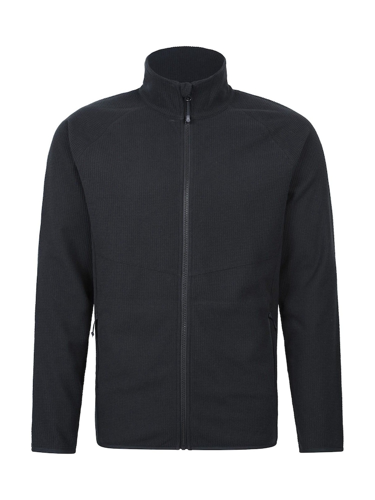 Mountain Warehouse Black Milburn Mens Grid Fleece - Image 1 of 5