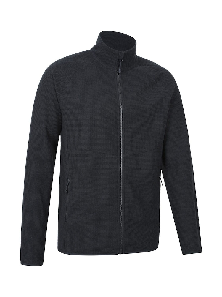 Mountain Warehouse Black Milburn Mens Grid Fleece - Image 2 of 5