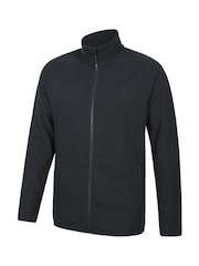 Mountain Warehouse Black Milburn Mens Grid Fleece - Image 4 of 5