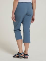 Mountain Warehouse Light Blue Womens Explorer  Quick Drying Capri - Image 3 of 4