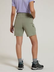 Mountain Warehouse Khaki Green Monte Womens Quick Drying Cargo Shorts - Image 3 of 3