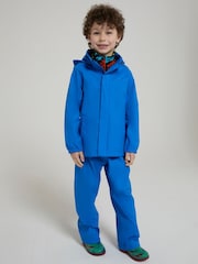 Mountain Warehouse Blue Kids Pakka II Waterproof Overtrousers - Image 1 of 10