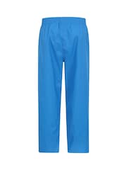 Mountain Warehouse Blue Kids Pakka II Waterproof Overtrousers - Image 5 of 10