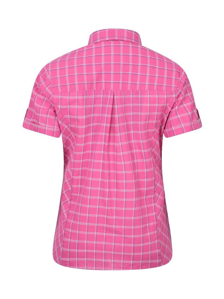 Mountain Warehouse Pink Womens Holiday 100% Cotton Shirt - Image 2 of 5