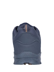 Mountain Warehouse Blue McLeod Mens Outdoor Wide-Fit Walking Shoes - Image 4 of 9