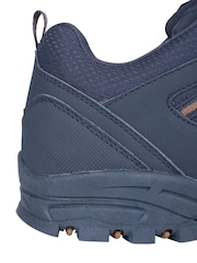 Mountain Warehouse Blue McLeod Mens Outdoor Wide-Fit Walking Shoes - Image 8 of 9