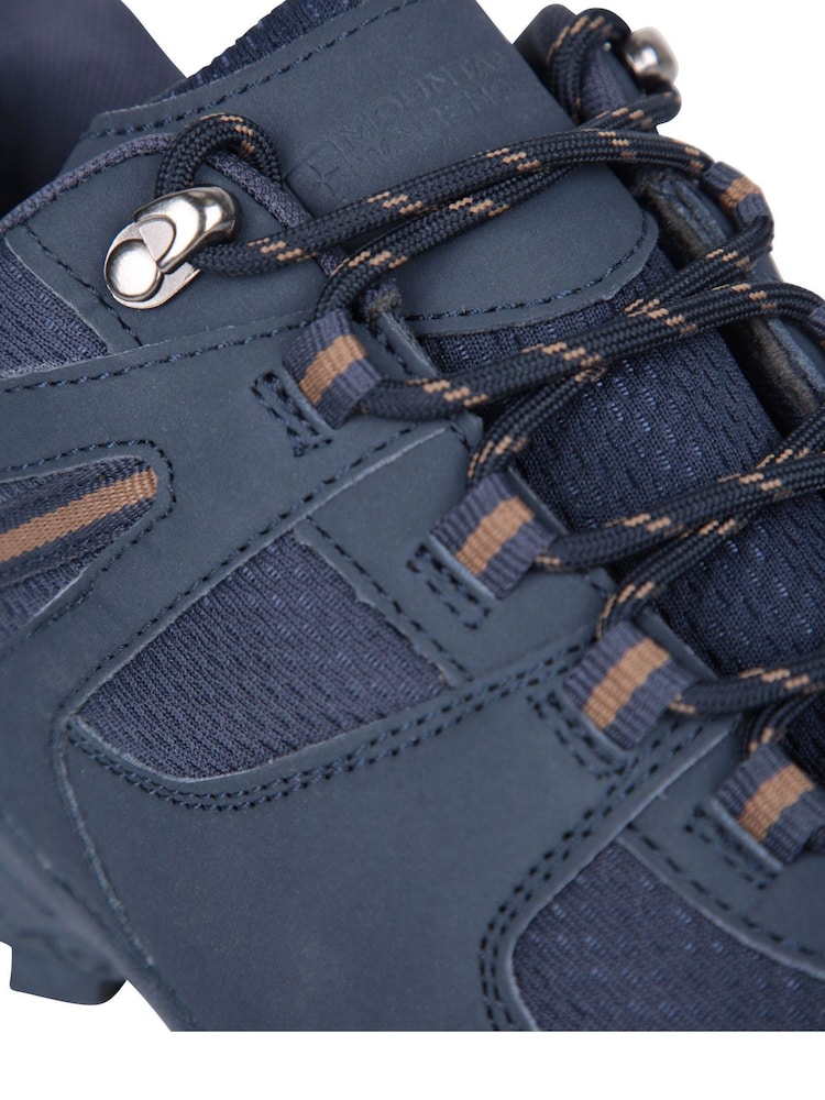 Mountain Warehouse Blue McLeod Mens Outdoor Wide-Fit Walking Shoes - Image 9 of 9