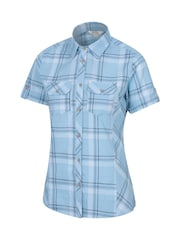 Mountain Warehouse Blue Womens Holiday 100% Cotton Shirt - Image 3 of 5