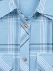 Mountain Warehouse Blue Womens Holiday 100% Cotton Shirt - Image 5 of 5
