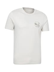 Mountain Warehouse White Mens 100% Cotton Valley UV Max T-Shirt - Image 2 of 6