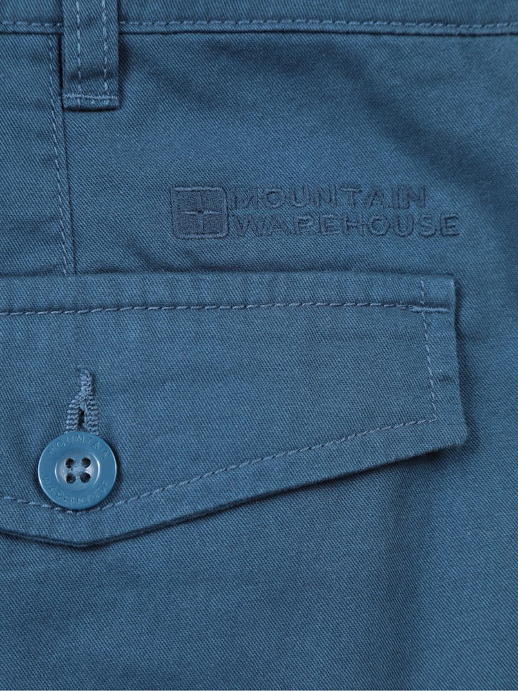 Mountain Warehouse Mens Lakeside 100% Cotton Cargo Trousers with UV Max Protection - Imagen 10 de 10