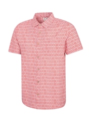 Mountain Warehouse Pink 100% Cotton Preston Illustration Mens Shirt - Image 2 of 5