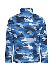 Mountain Warehouse Blue Kids Pursuit Printed Half Zip Fleece - Image 3 of 5
