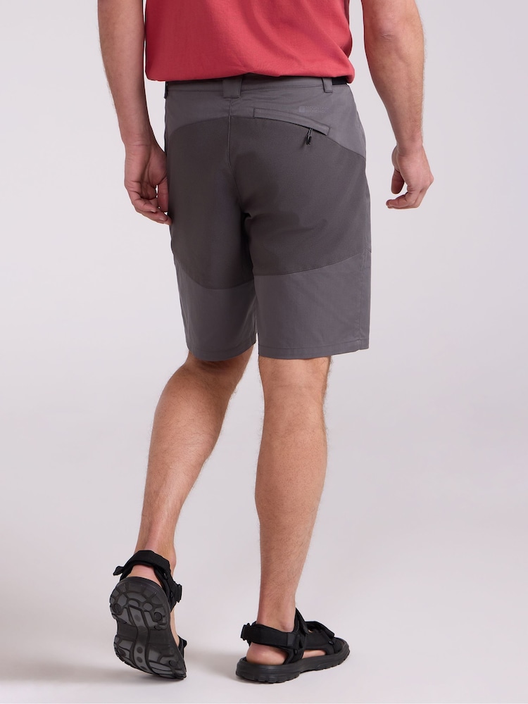 Mountain Warehouse Grey Jungle Mens Trekking Shorts - Image 2 of 5 Mountain Warehouse Grey Jungle Mens Trekking Shorts - Image 2 of 5