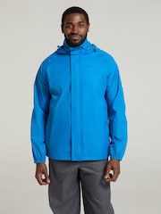 Mountain Warehouse Blue Pakka Mens Waterproof Jacket - Image 1 of 4