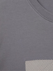 Mountain Warehouse Grey Mens Ocean Drive UV 100% Cotton T-Shirt - Image 6 of 6