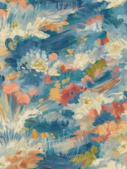 Ohpopsi Indigo Blush Awaken Wallpaper Sample - Image 1 of 1