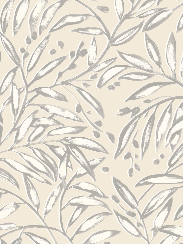 Ohpopsi Linen Lorena Vine Wallpaper Sample - Image 1 of 1
