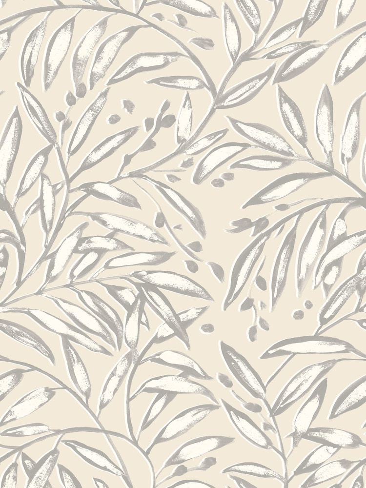 Ohpopsi Linen Lorena Vine Wallpaper Sample - Image 1 of 1