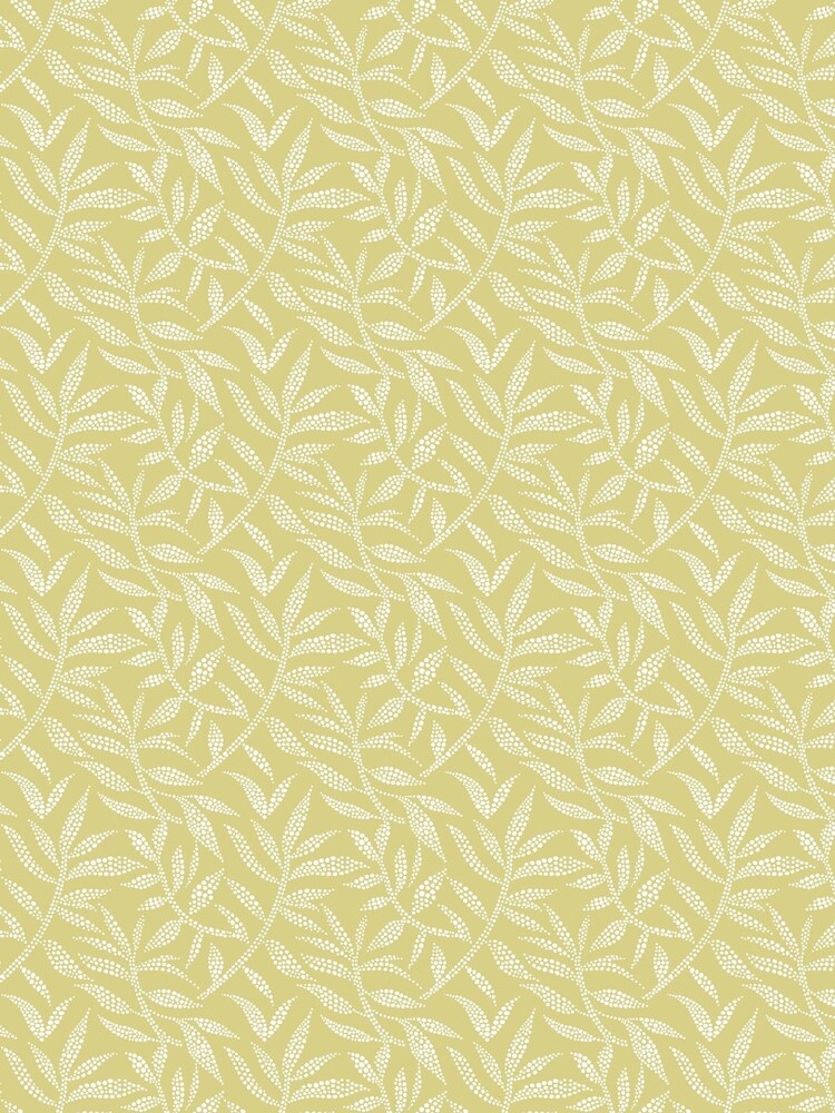 Ohpopsi Fern Dotty Leaf Wallpaper Sample - Image 1 of 1