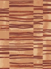 Ohpopsi Burnt Umber Structures Wallpaper Sample - Image 1 of 1