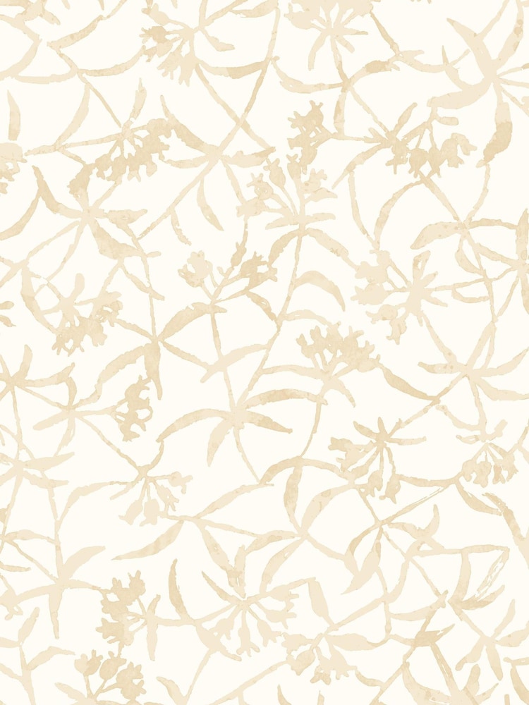 Ohpopsi Buttermilk Entwine Wallpaper Sample - Image 1 of 1