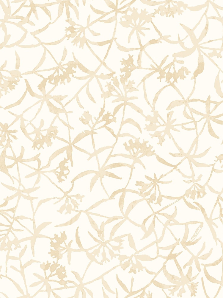 Ohpopsi Buttermilk Entwine Wallpaper Sample - Image 1 of 1
