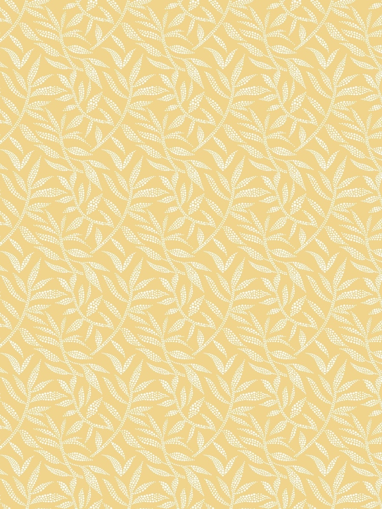 Ohpopsi Corn Dotty Leaf Wallpaper Sample - Image 1 of 1