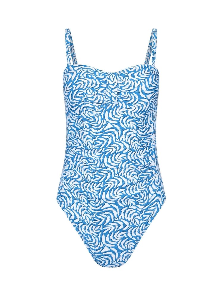 Mountain Warehouse Blue Resort Tummy Control Womens Swimsuit - Image 1 of 6