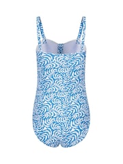 Mountain Warehouse Blue Resort Tummy Control Womens Swimsuit - Image 3 of 6