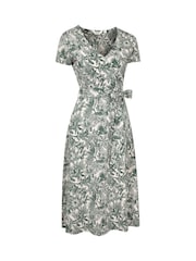 Mountain Warehouse Green Santorini Womens Midi Wrap Dress - Image 2 of 6