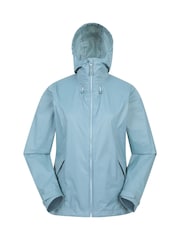 Mountain Warehouse Blue Swerve Womens Packaway Waterproof Jacket - Image 1 of 5
