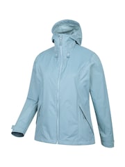 Mountain Warehouse Blue Swerve Womens Packaway Waterproof Jacket - Image 4 of 5
