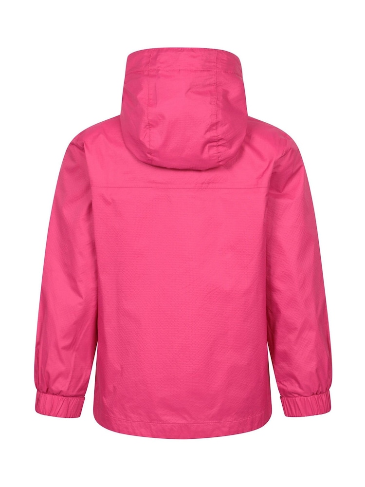 Mountain Warehouse Pink Kids Torrent Waterproof Jacket - Image 3 of 5