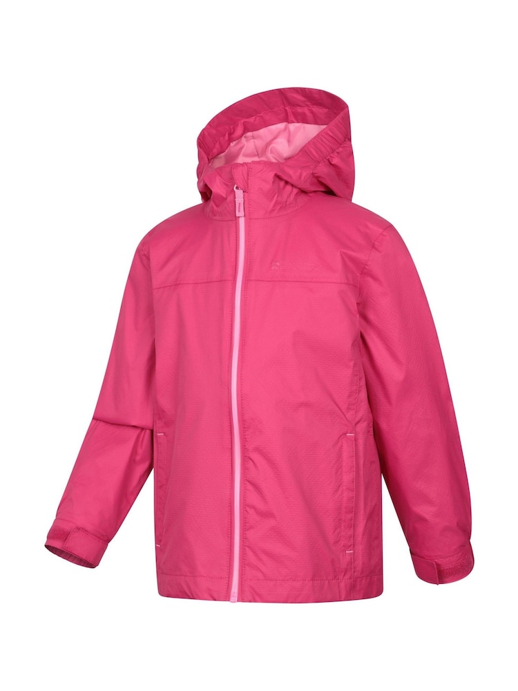Mountain Warehouse Pink Kids Torrent Waterproof Jacket - Image 4 of 5