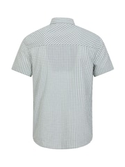 Mountain Warehouse Green Weekender Mens 100% Cotton Short Sleeve Shirt - Image 3 of 5
