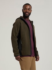 Mountain Warehouse Green Treston Mens Hooded Fleece - Image 4 of 4