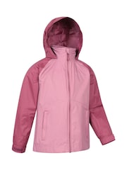 Mountain Warehouse Pink Torrent II Kids Waterproof Jacket - Image 2 of 5