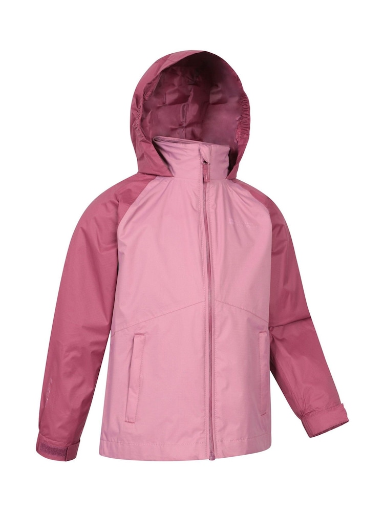 Mountain Warehouse Pink Torrent II Kids Waterproof Jacket - Image 2 of 5