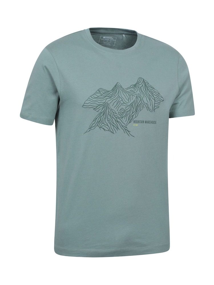 Mountain Warehouse Mens Tonal UV Max 100% Cotton T-Shirt - Bild 2 von 6