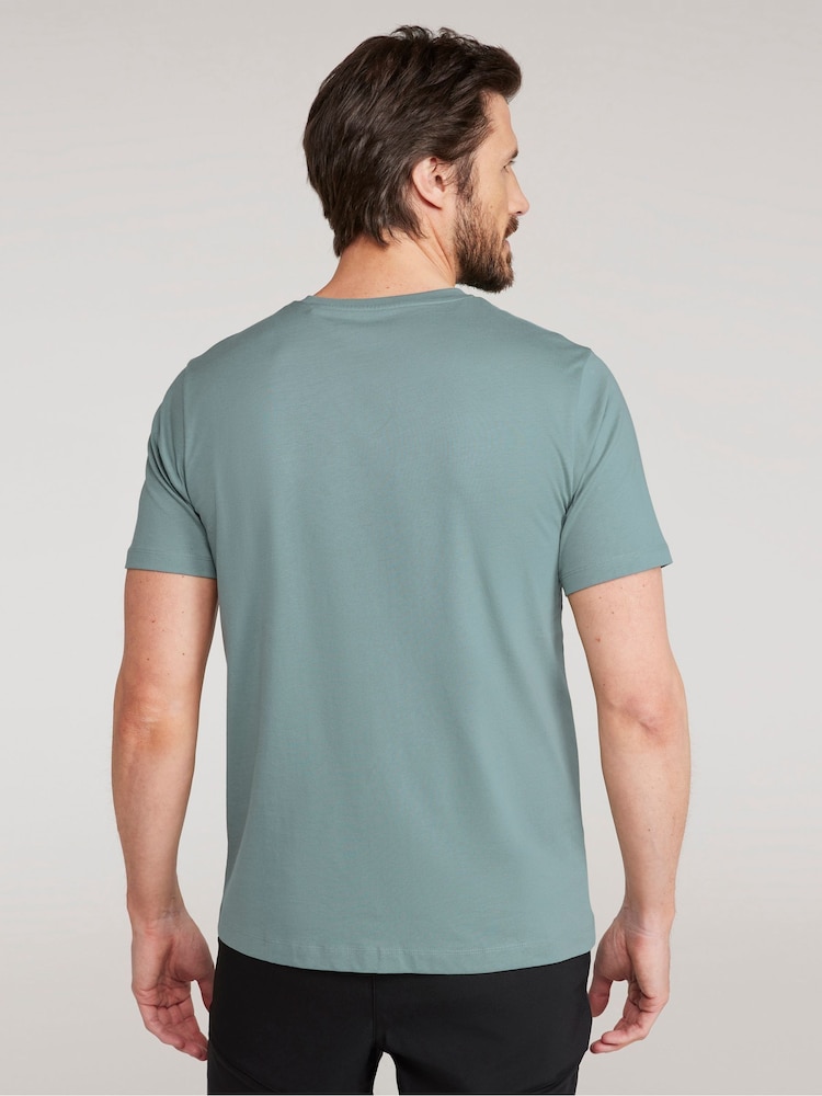 Mountain Warehouse Green Mens Tonal UV Max 100% Cotton T-Shirt - Image 2 of 10 Mountain Warehouse Green Mens Tonal UV Max 100% Cotton T-Shirt - Image 2 of 10