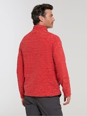 Mountain Warehouse Red Mens Snowdon II Full-Zip Fleece Jacket - Image 3 of 4