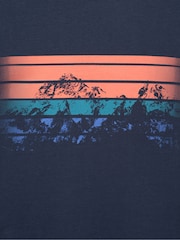 Mountain Warehouse Blue Mens Sunrise UV 100% Cotton T-Shirt - Image 10 of 10