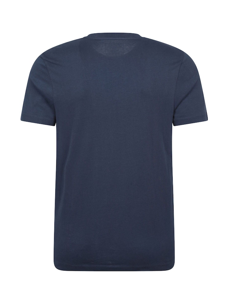 Mountain Warehouse Blue Mens Sunrise UV 100% Cotton T-Shirt - Image 4 of 6