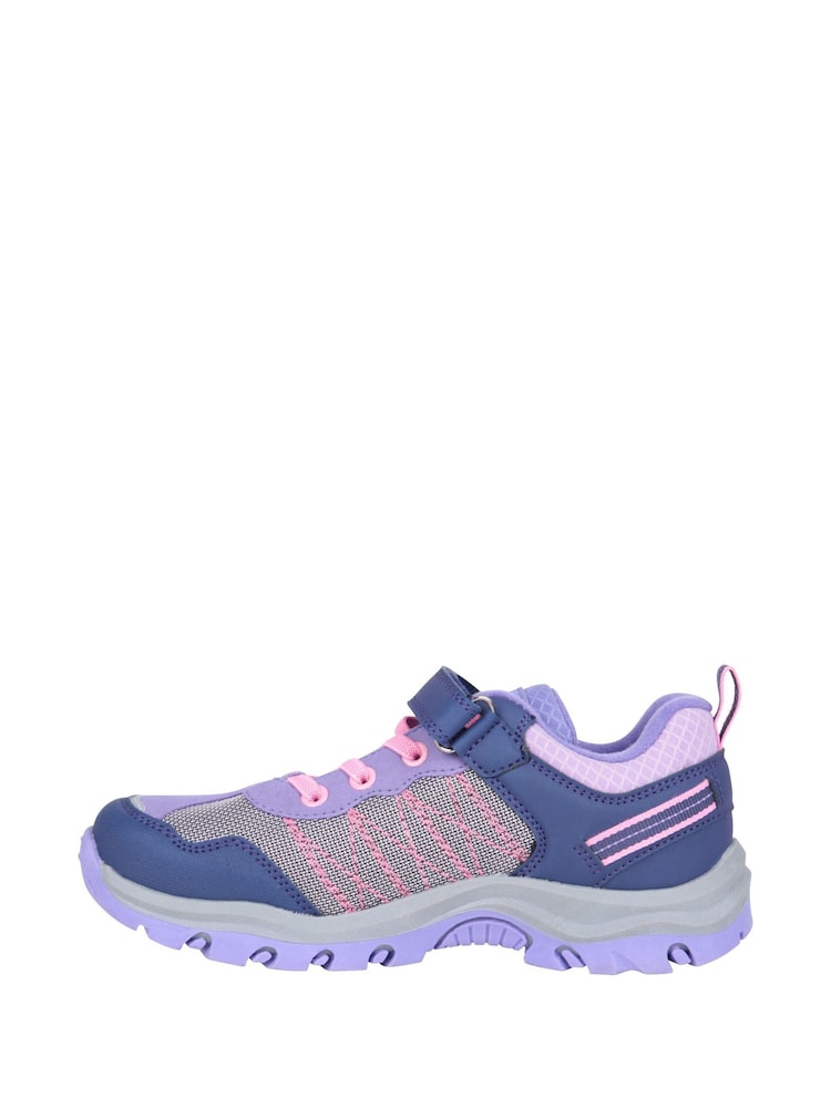 Mountain Warehouse Purple Kids Stampede Adaptive Waterproof Walking Shoes - Image 2 of 8